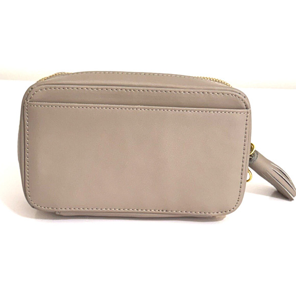 JOY & IMAN Tassel Chic Leather Wallet with RFID 603225-J Taupe 7" - Picture 2 of 7